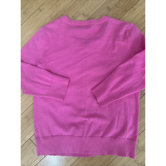 Talbots Prima Cotton Pink Button Up Cardigan Classic Preppy Soft Girl Sz S - Picture 5 of 5